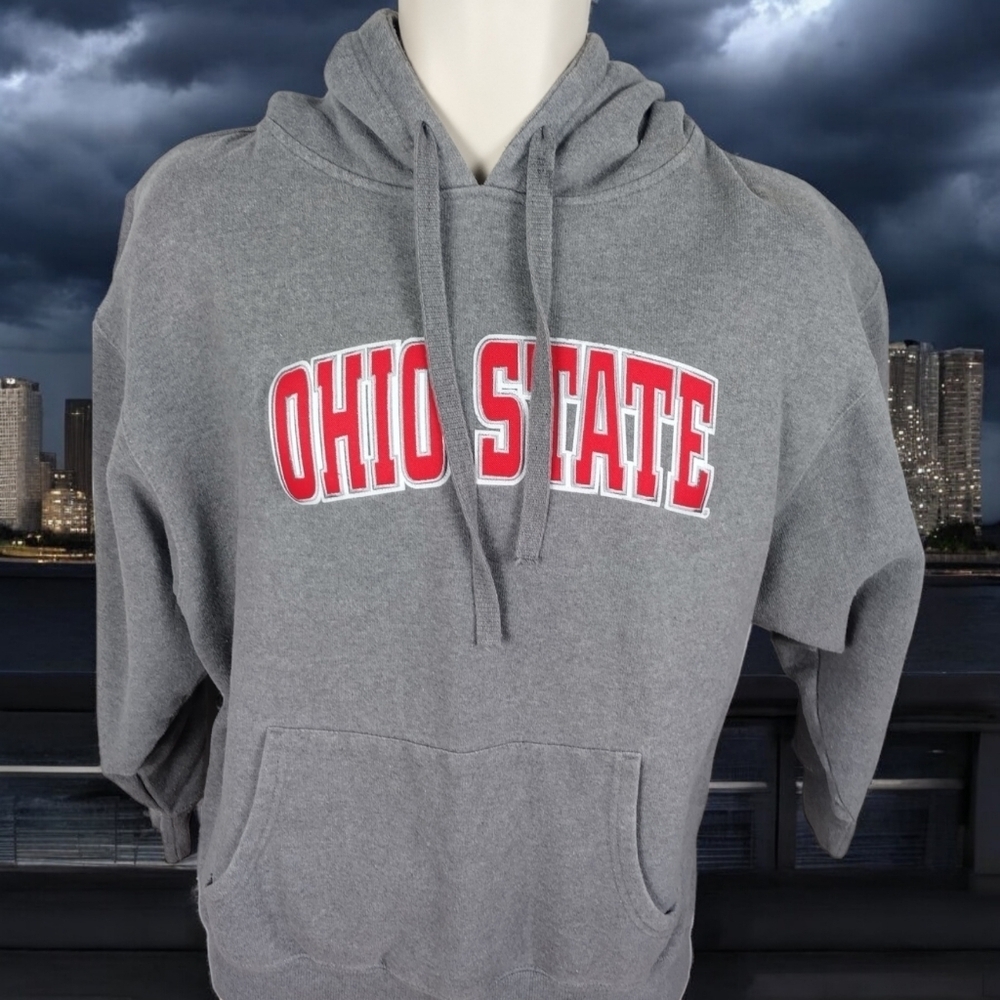Ohio State Hoodie By NEXT Size Large Draw String With Embroidery Stitching